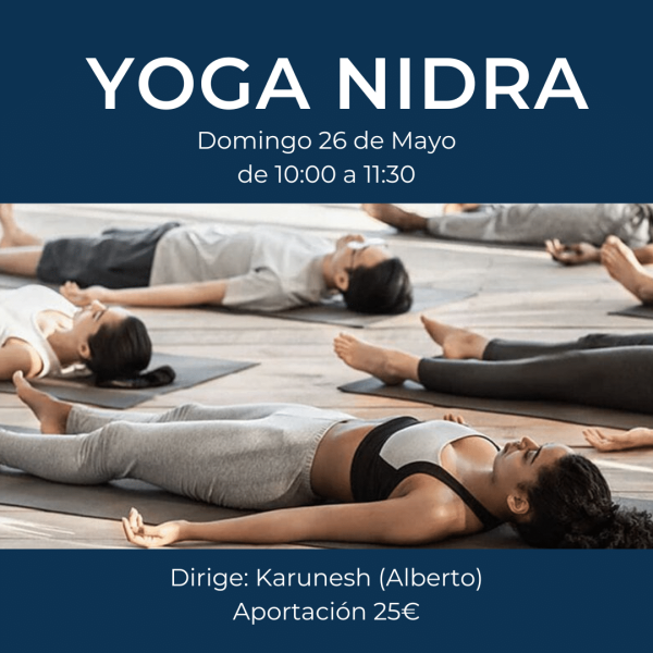 Sesión de Yoga Nidra en Bilbao 26 de Mayo